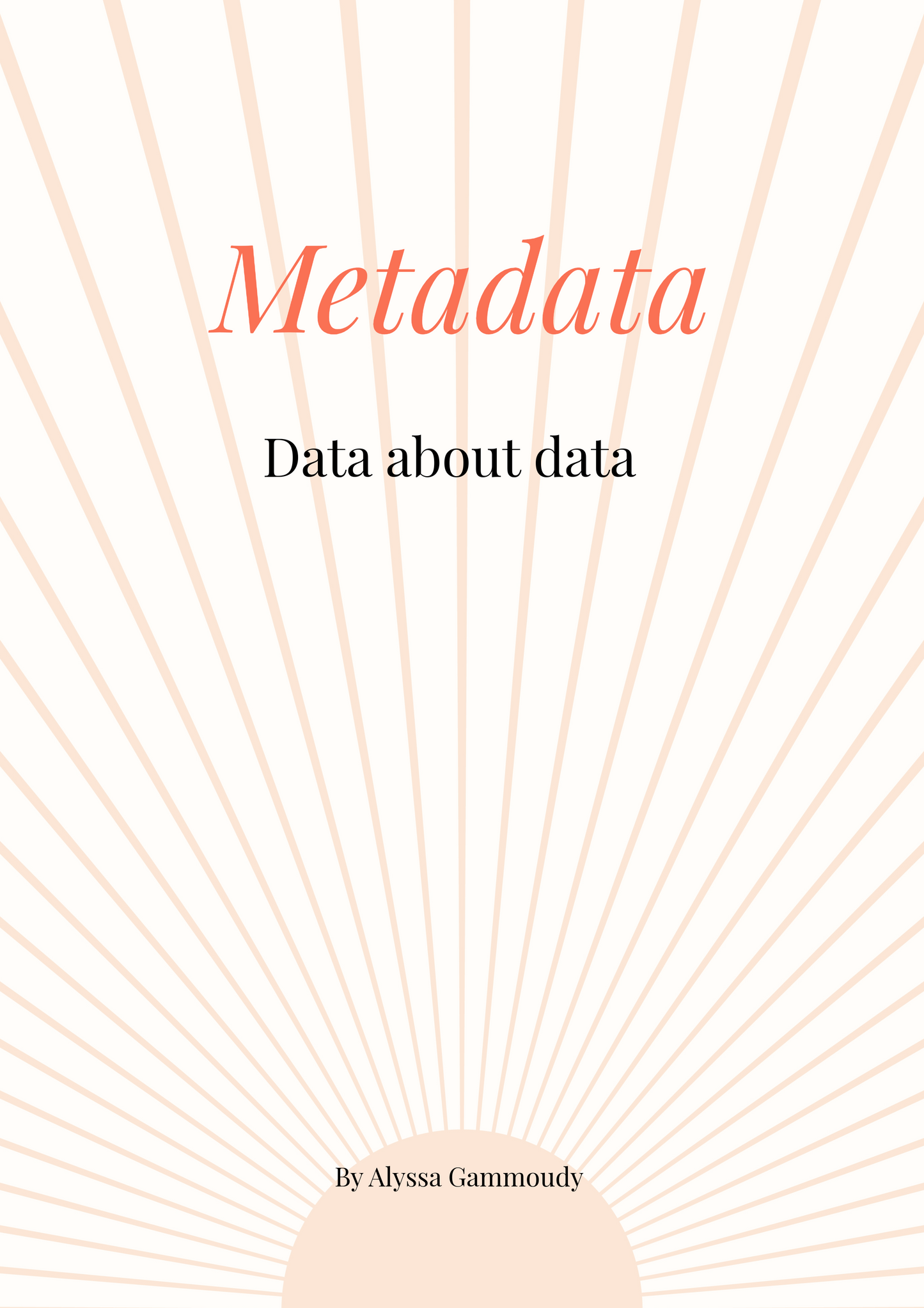 Meta Data checklist